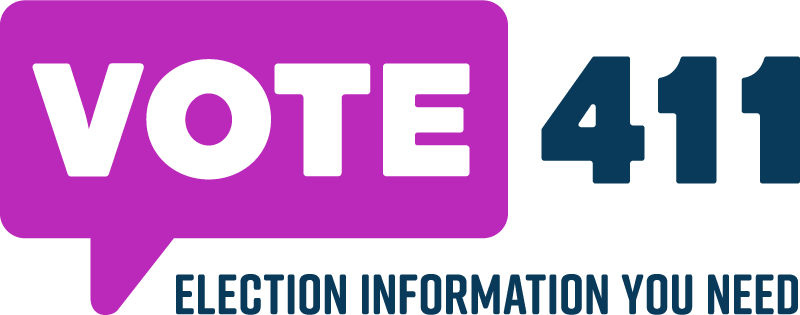 Vote411 logo with tagline